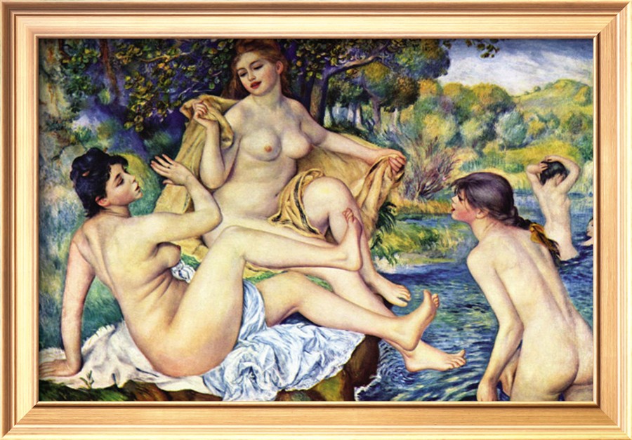 The Bathers, 1887 - Pierre Auguste Renoir Painting